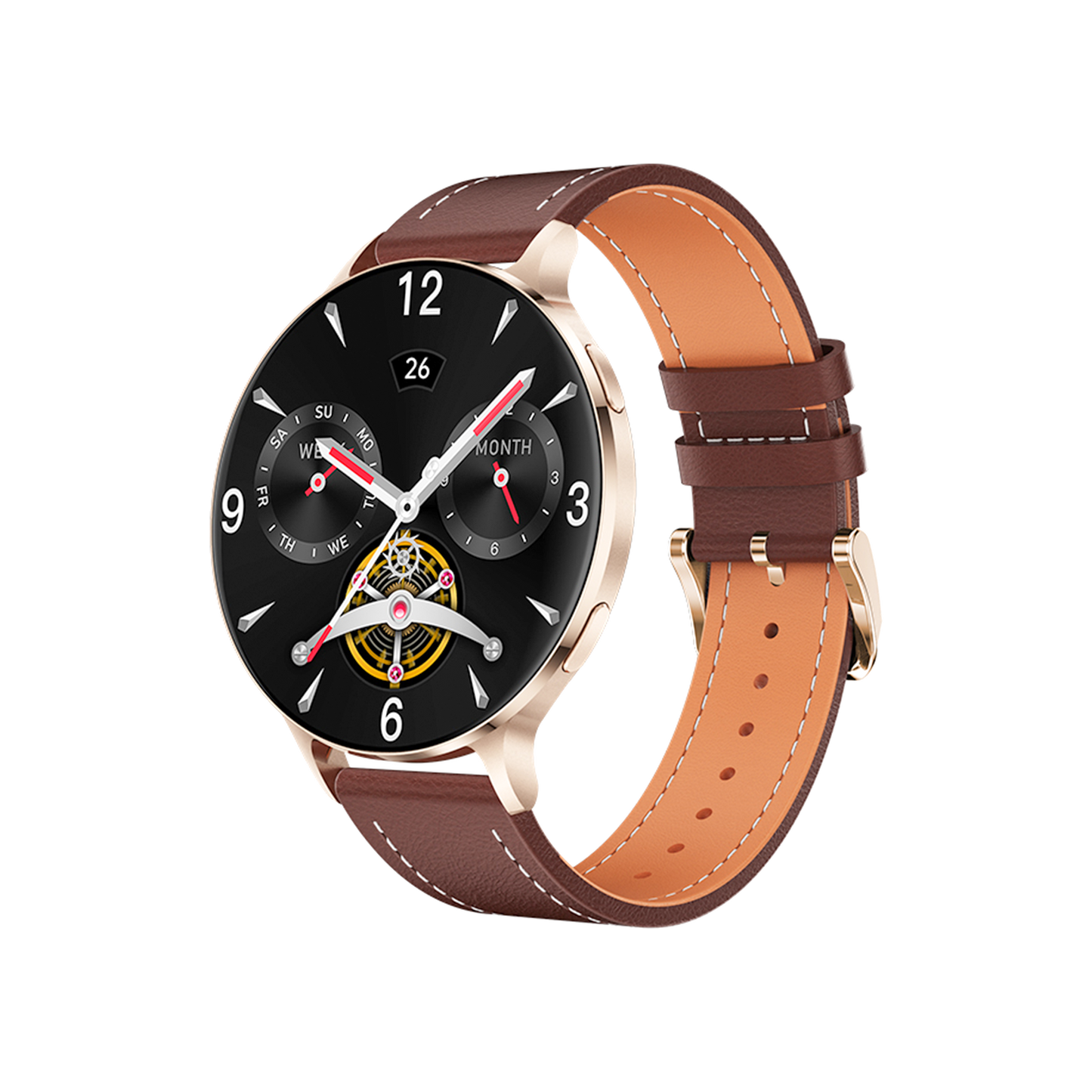 Smartwatch for Men Ultra-Thin Body with 1.75'' AMOLED Screen Triple Straps BT Calling 150+ Sports Modes