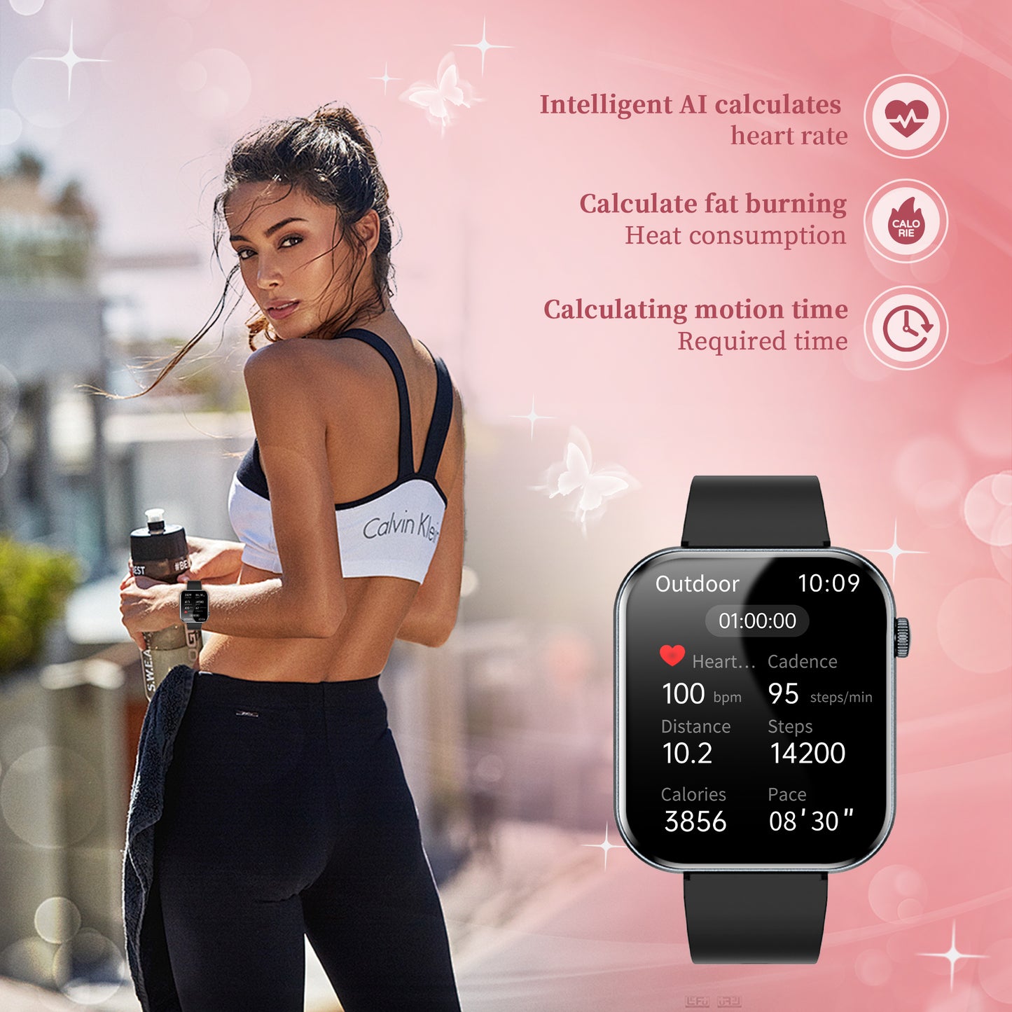 7.3mm Ultra-Thin Smartwatch - 1.75'' AMOLED Screen, 3D UI Interaction, HD Bluetooth Calling, Slim Design for Men & Women